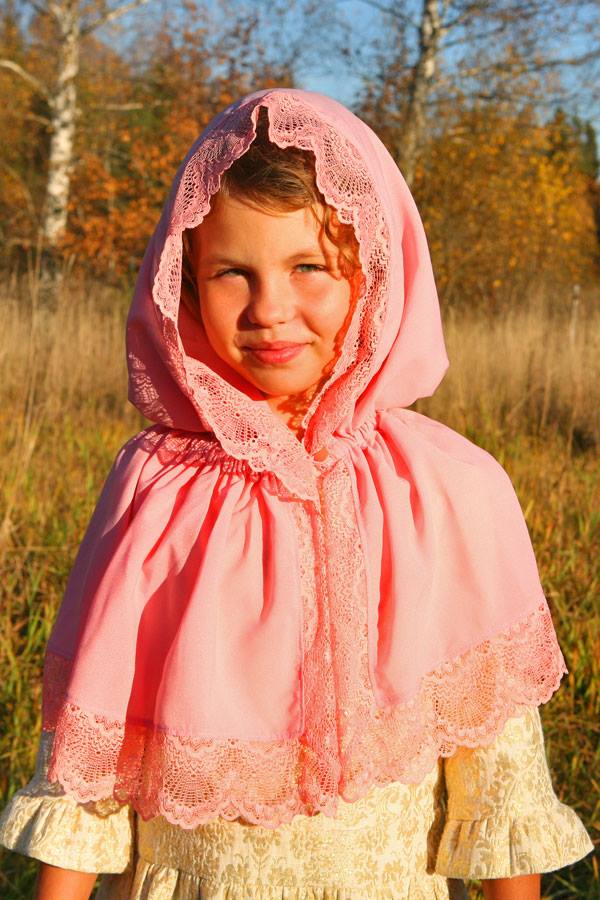 Детский платок для церкви "Варенька"